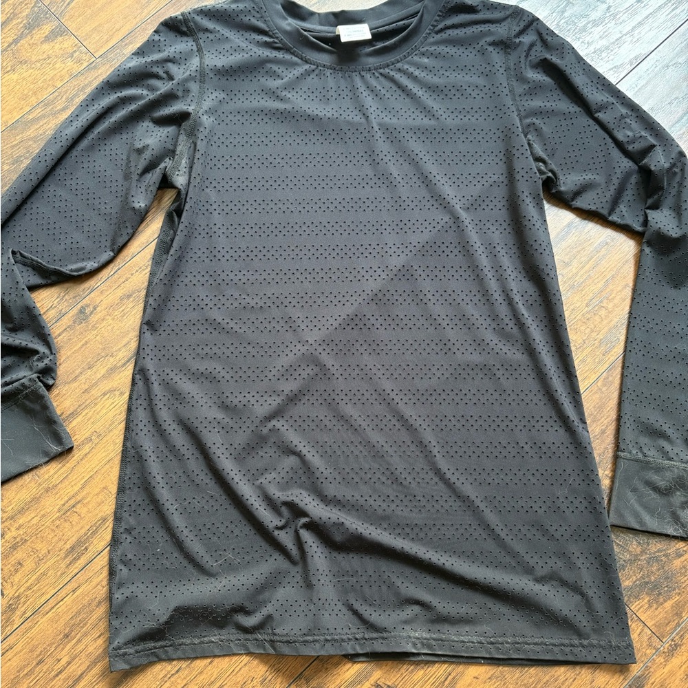 Elegant Black Long Sleeve Women's Top